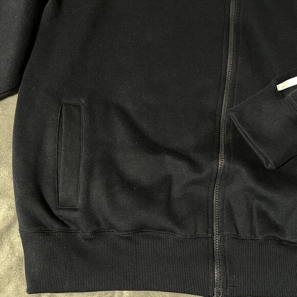 England National Team Jacket Mens XL Black Embroidered Dolmen Clothing - Picture 6 of 7